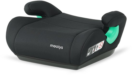 Mooiys Aero Basic I-Size Autostoel Zitverhoger - 22-36 kg, 125-150 cm - Brede en Comfortabele Zitting met Zacht EPE-schuim - Met Armleuningen