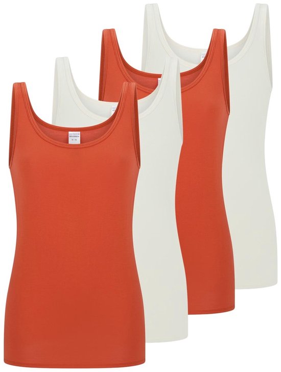 Schiesser Lot de 4 maillots de corps femme Modal Essentials