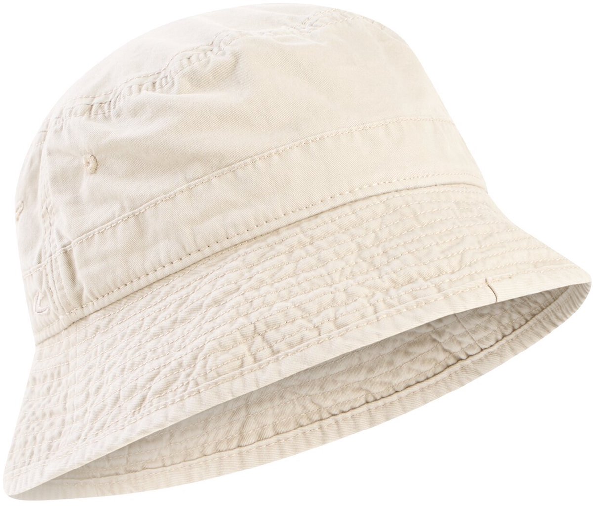 camel active Bucket Hat van puur katoen - Maat menswear-M - Beige