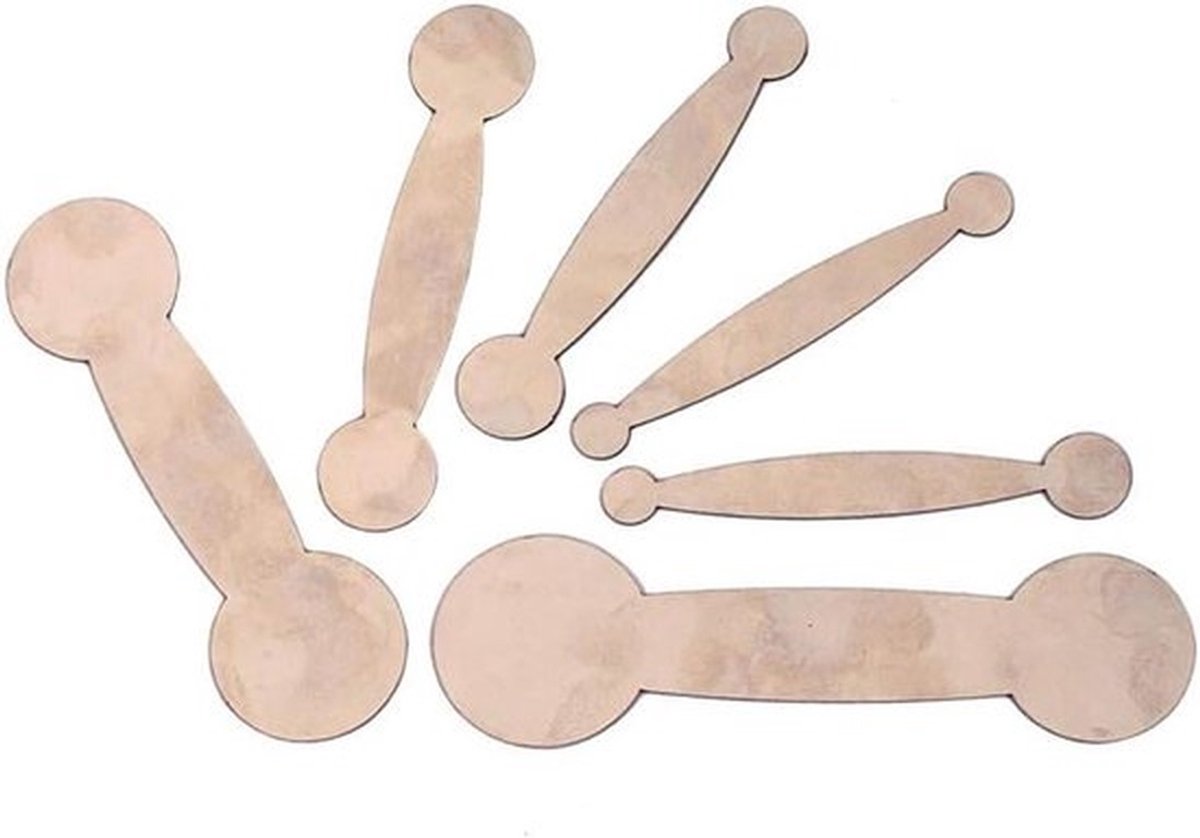Staal Klarinet Pads Reparatie Gereedschap 6 Stuks voor Houtblazer Reparatie en Onderhoud