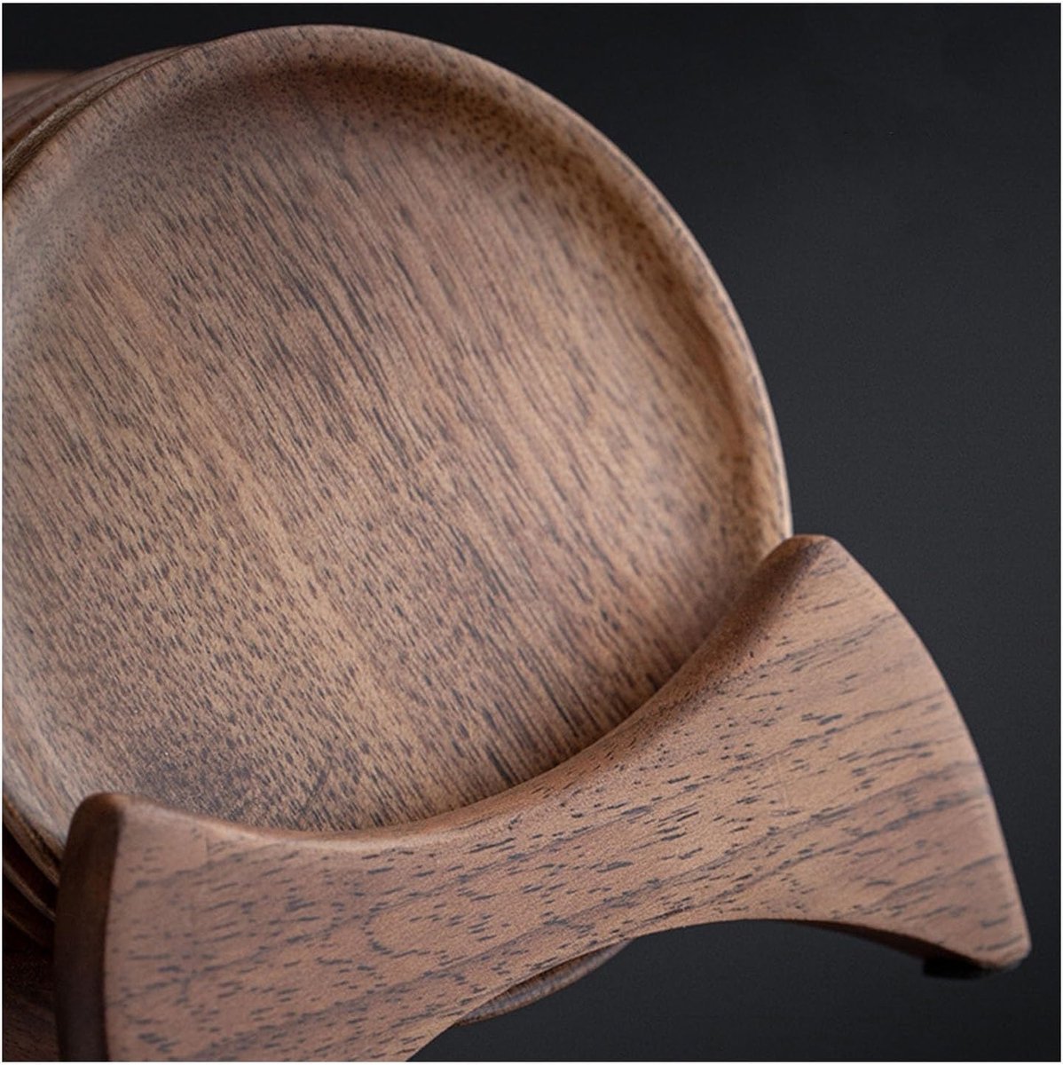 Set onderzetters van walnoothout, multifunctionele houten onderzetters voor op het bureau en ronde eettafel, geschikt voor het plaatsen van drankjes (koffie, thee, melk, enz.) in huis en restaurants. — cadeau in Wonen & Interieur - foto 5