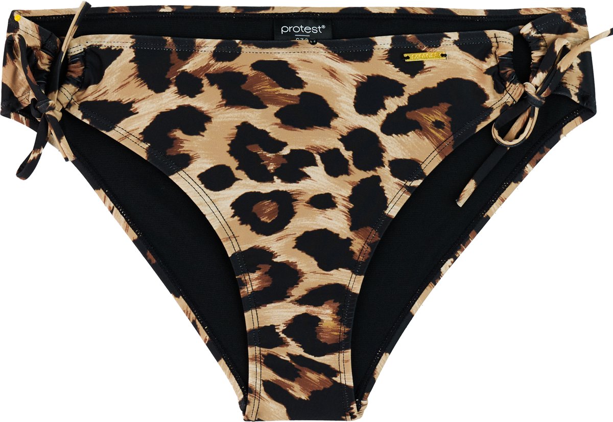Protest MIXCabelus Bikini broekje Dames Normale pasvorm Normale pasvorm Medium dekking Camel