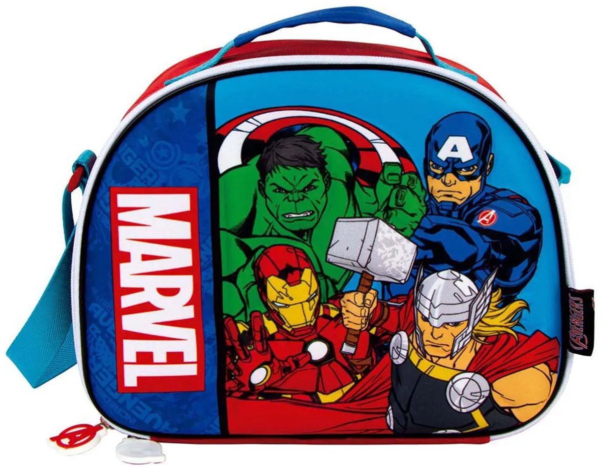 Marvel 3d 26x21x11 Cm Avengers Lunchzak Veelkleurig