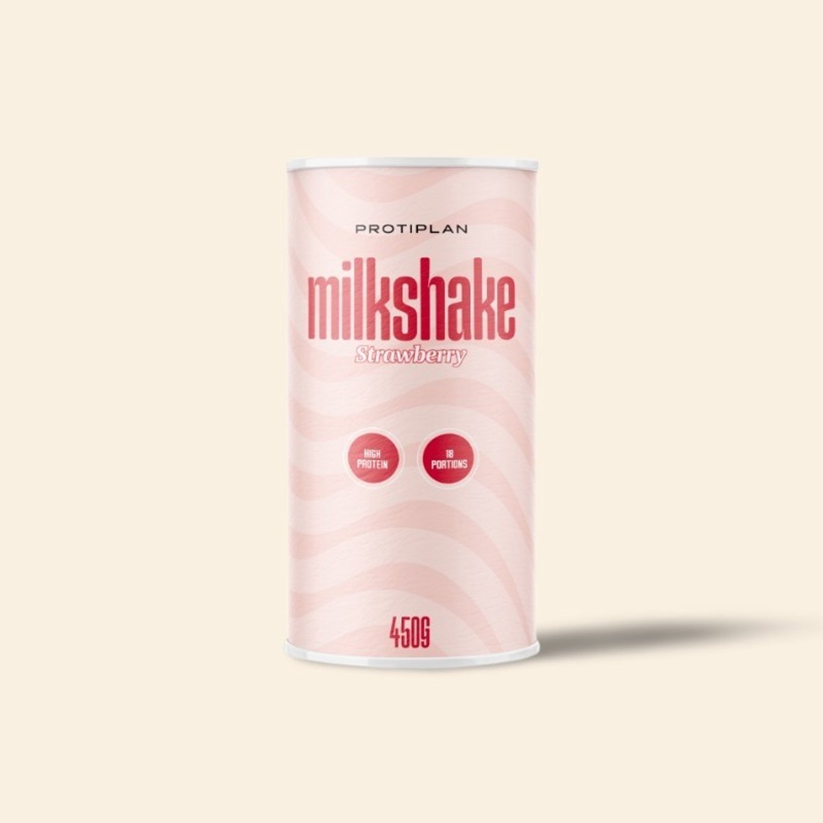 Protiplan - Protein Milkshake Strawberry - 450 g - Eiwitdieet - Proteïneshake