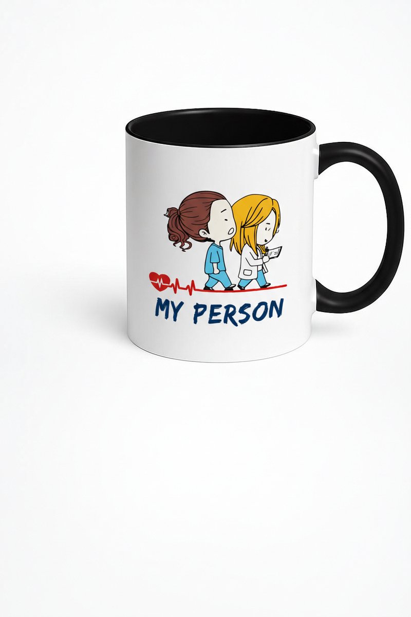 Grey's Anatomy 'My Person' Mok – Beste Vriendinnen en Dokters Cadeau
