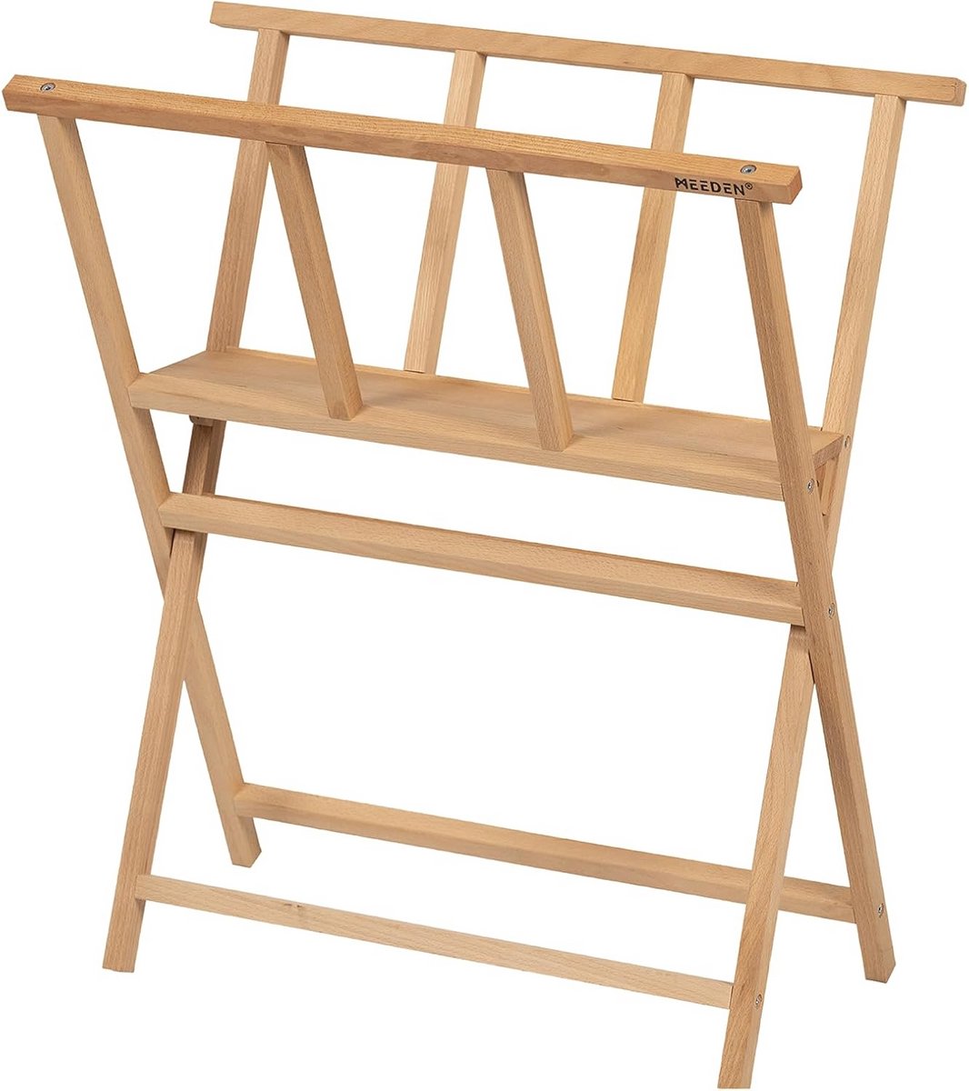Opvouwbaar Afdruiprek voor Kunst - Houten Opbergrek voor Canvas, Prints en Posters