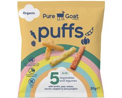 Pure Goat - Bio Puffs 8+ mnd - 8 x 20 gr - Voordeelverpakking