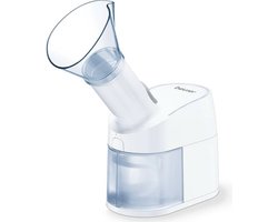 Beurer SI 40 Gezichtssauna - Gezichtsstomer - Stomer - Verlicht bij verkoudheid/griep - Ca. 43 °C - Incl. masker voor mond en neus en aromamasker - Zeer stil - Automatisch aan/uit - 3 Jaar garantie