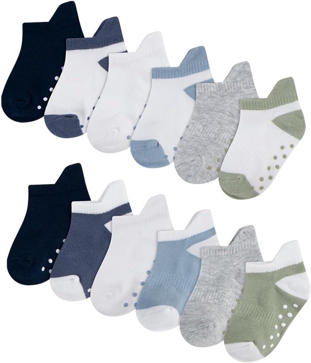 Set van 12 Babysokken Meisjes Jongens Katoen Ademend