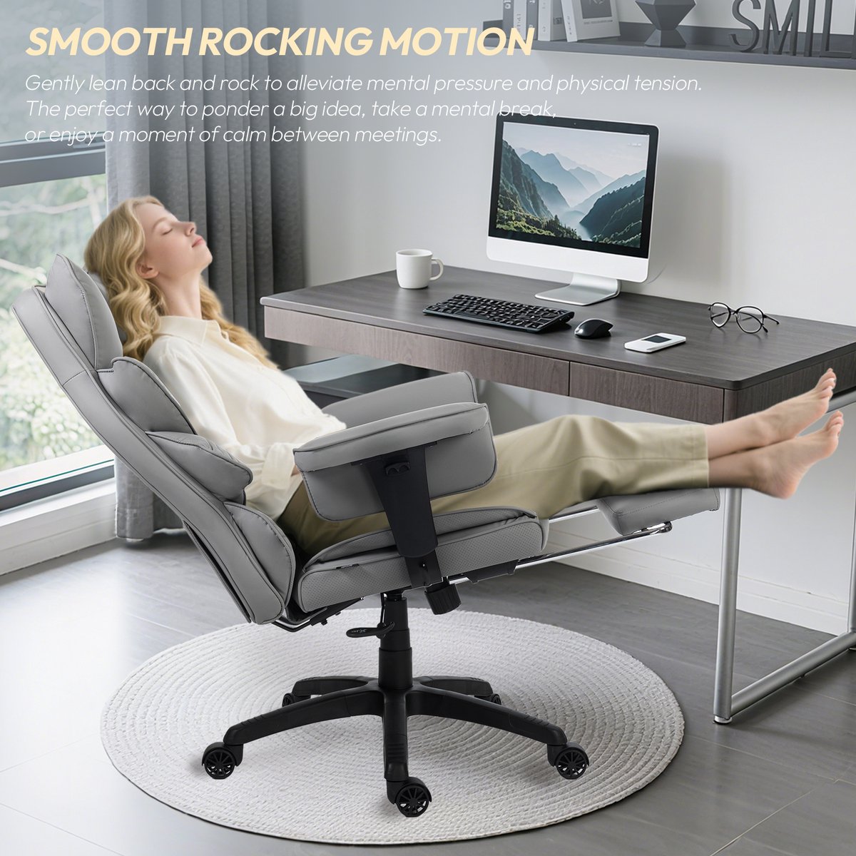 Dowinx Ergonomische Gamingstoel met - afbeelding 3