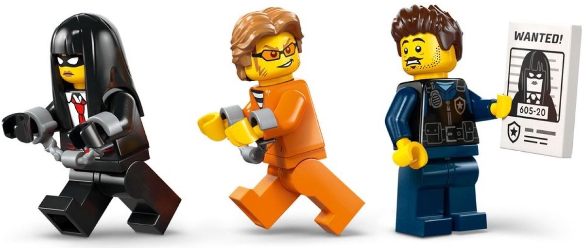 LEGO City - Politie Gevangenentransport Bouwpakket met Rollenspellen Speelgoed voor Kinderen - 60479 – foto 3