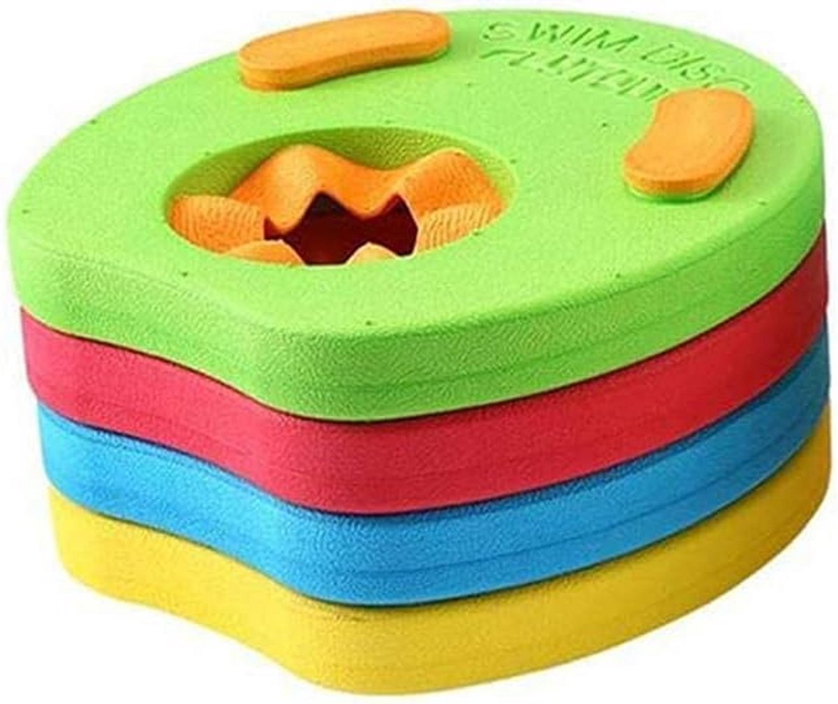 Zwemdiscs voor kinderen - Set van 4 opblaasbare discusjes voor veilig en plezierig leren zwemmen