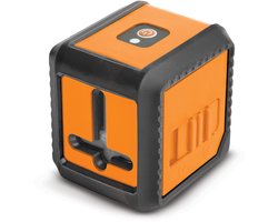 Handy Kruislijnlaser - Mini Laser Waterpas Met Rood Laser Kruis - 2 Lijnen Laser Level Max 10m - Automatisch Zelfnivellerend ±4,5° - Nauwkeurigheid ±0,5mm/m - Werkt Op 2x AAA Batterijen - Met Draagtas - Verkoopeenheid 1 Stuk (10057)