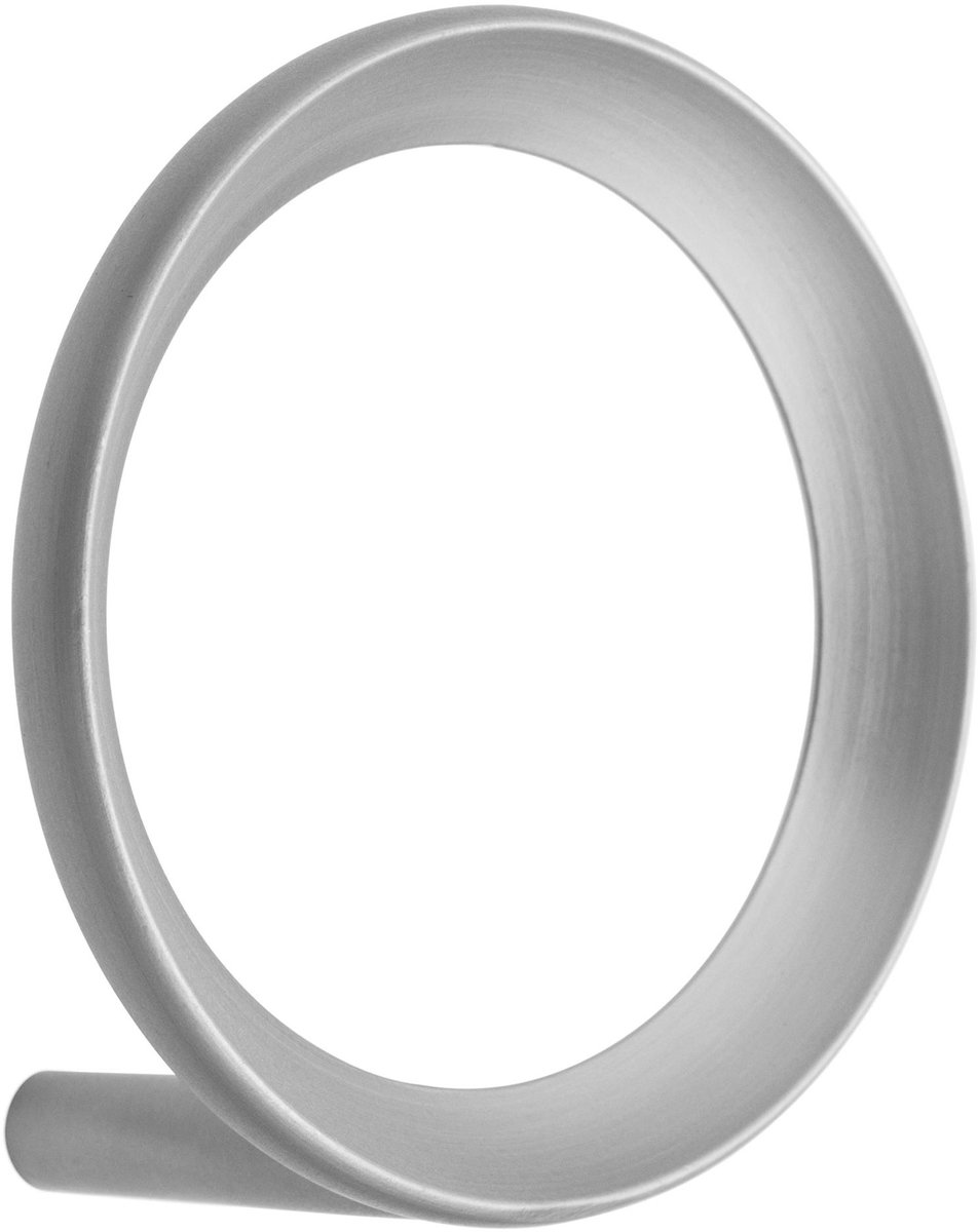Loop Haak Ø7.8 Medium Brushed Zinc