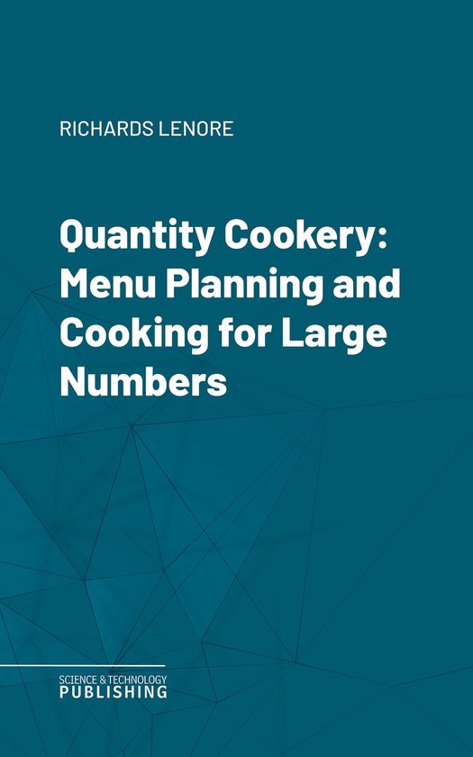 Quantity Cookery - cover