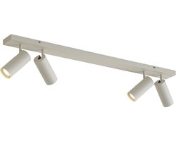 QAZQA renna - Moderne Plafondspot | Spotje | Opbouwspot - 4 lichts - L 100 cm - Beige - Woonkamer