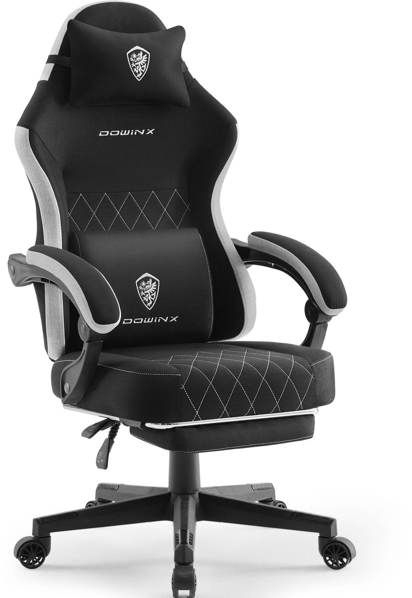 Dowinx Gamingstoel Ergonomisch met Massage-Lendensteun Zwart - Dowinx - €109,99