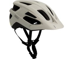 BBB Cycling Dune Mips 3.0 Fietshelm Volwassenen - MTB & Racefiets - Fidlock Sluiting - Inclusief Achterlicht Houder - Mat Grijs Wit - Maat M (55-58cm) - BHE-23