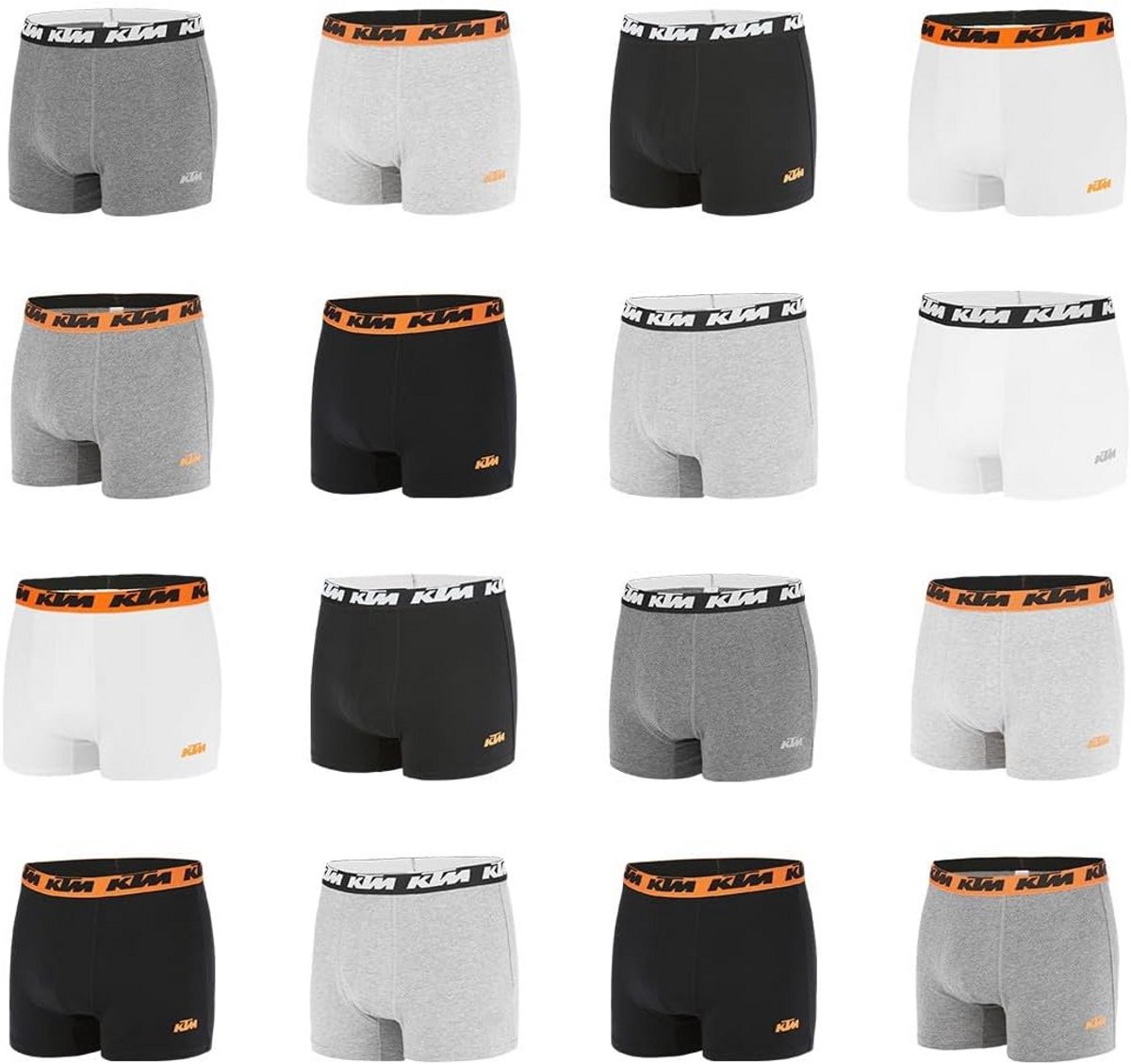 6-pack herenboxershorts 100% katoen