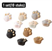 1 set(10 stuks) - Hoekbescherming - Hoekbeschermers - Kattenpootvorm - Zachte Siliconen Tafelrand Bescherming tegen Stoten - Schattige Dieren Decoratie - Kattenpootpalm