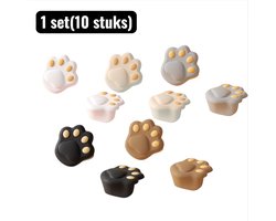 1 set(10 stuks) - Hoekbescherming - Hoekbeschermers - Kattenpootvorm - Zachte Siliconen Tafelrand Bescherming tegen Stoten - Schattige Dieren Decoratie - Kattenpootpalm