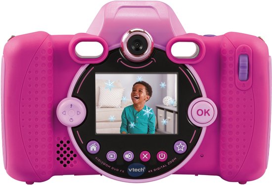 VTech KidiZoom Duo FX Kindercamera - Interactief Speelgoed - Foto's en Video's Maken - Speelgoed vanaf 4 Jaar - Roze van Merkloos — afbeelding 4