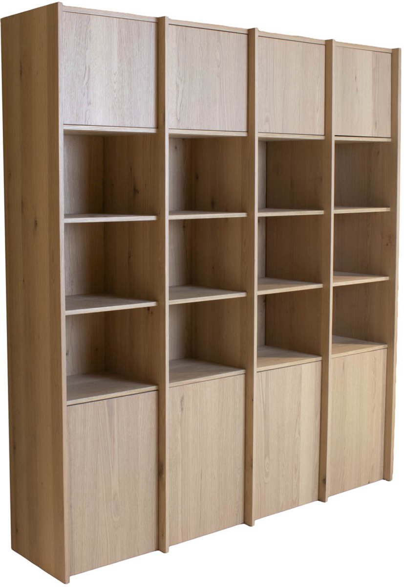 DÉJA Living Wandkast Soria - Naturel Eiken - 180x40x200cm