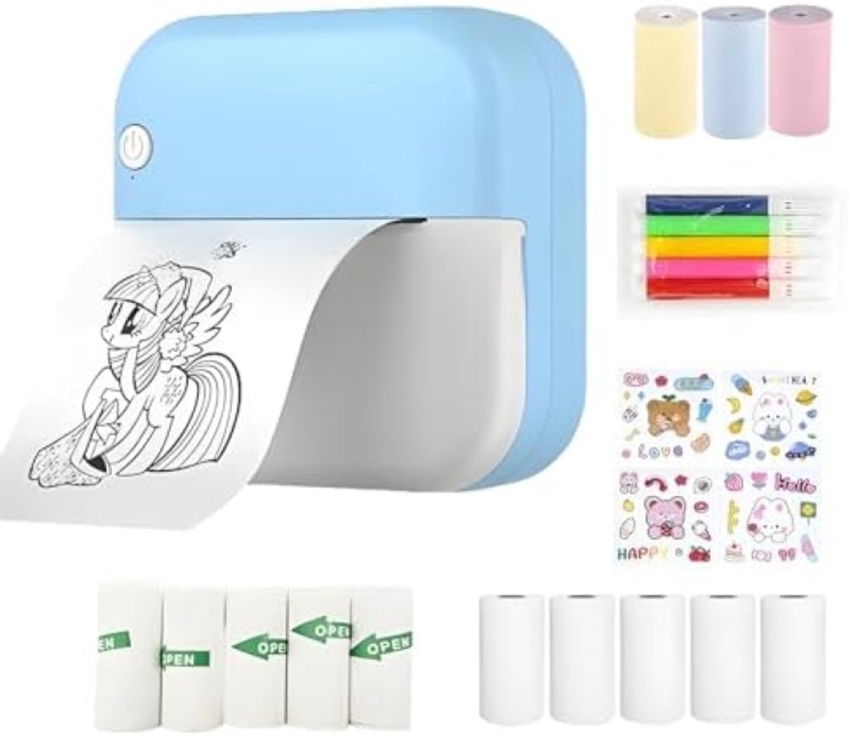 Draagbare stickerprinter voor smartphone - Bluetooth thermisch printapparaat