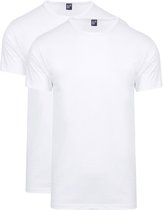 Alan Red Derby O-Hals T-Shirt Wit (2Pack) - Maat L - Heren - Basic T-shirt
