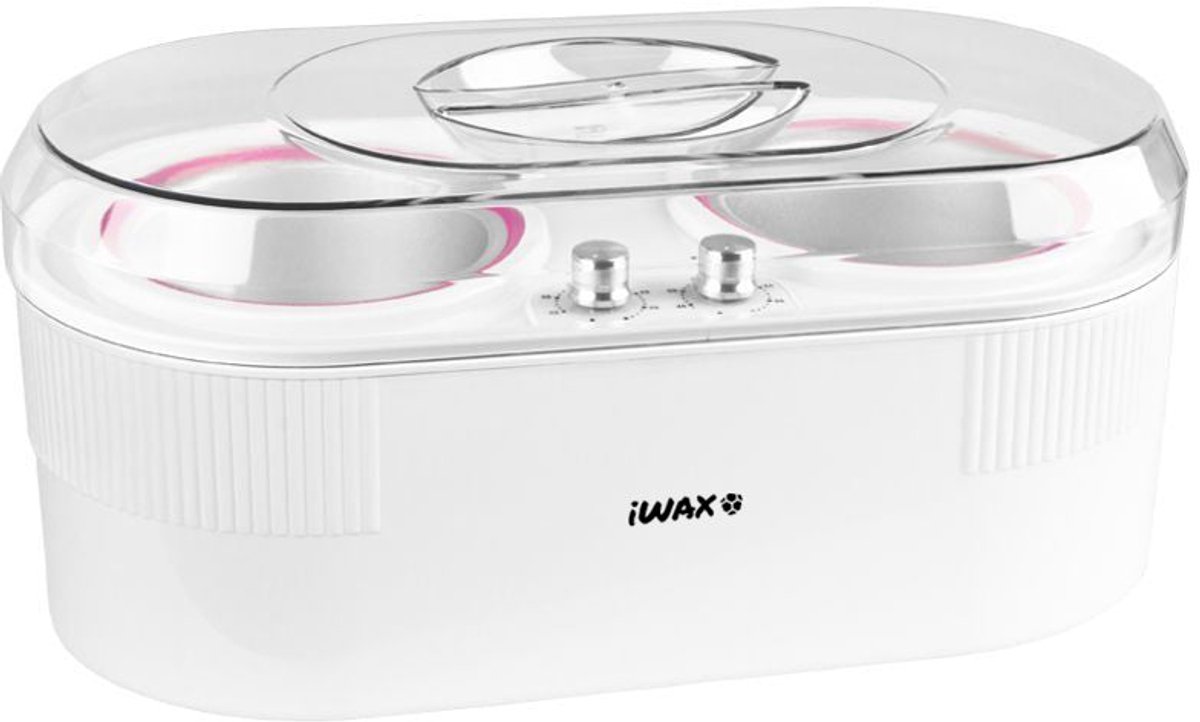 Dubbele Waxverwarmer 2-in-1 voor Blikwax 400–800 ml – Snel Verwarmen met 400W – Professionele iWax Waxbrander
