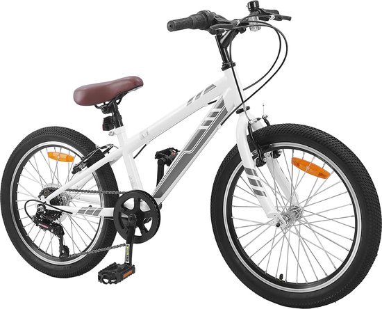 vidaXL - Mountainbike - 20 - Inch - 6-Speed - voor - 5-8 - jaar - oud - Wit van VidaXL — afbeelding 4