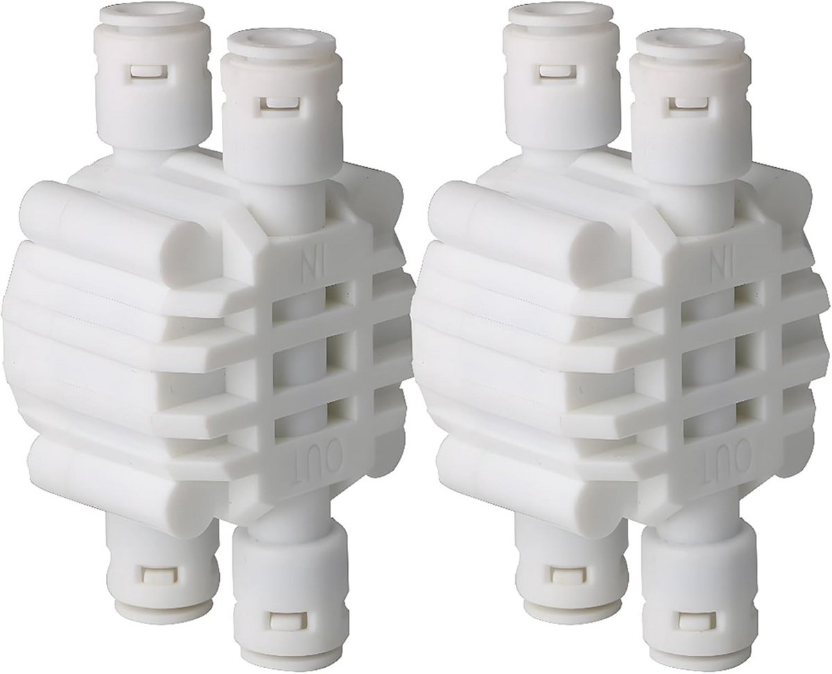 4-weg Ventiel 1/4 inch voor Omgekeerde Oscillatie Waterfiltersysteem - Automatische Waterstop