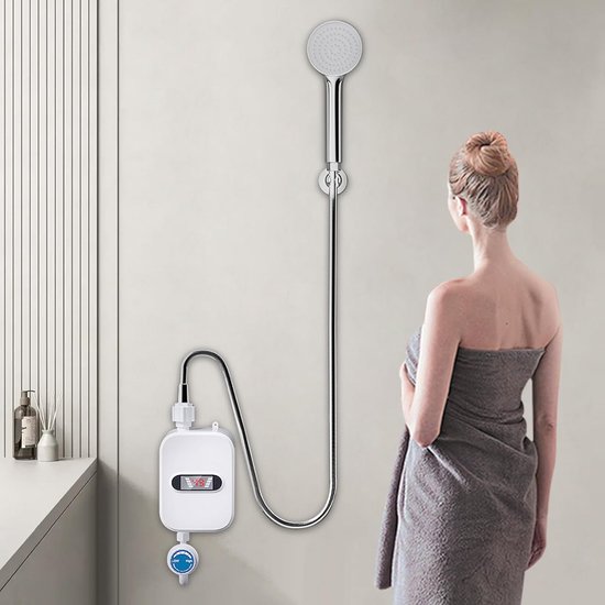Chauffe-eau électrique Instantané 3500W Sans Réservoir - Douche, Bain, Cuisine - Classe A++