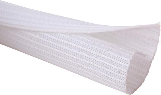 Gaine De Câble Auto-bloquante 3 M - Noir - Diamètre 13-20 Mm - Tressée Et Découpable