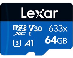256GB Micro SD-kaart voor Actiecamera's, Drones en Smartphones - Snelle Lees- en Schrijfsnelheid tot 160MB/s
