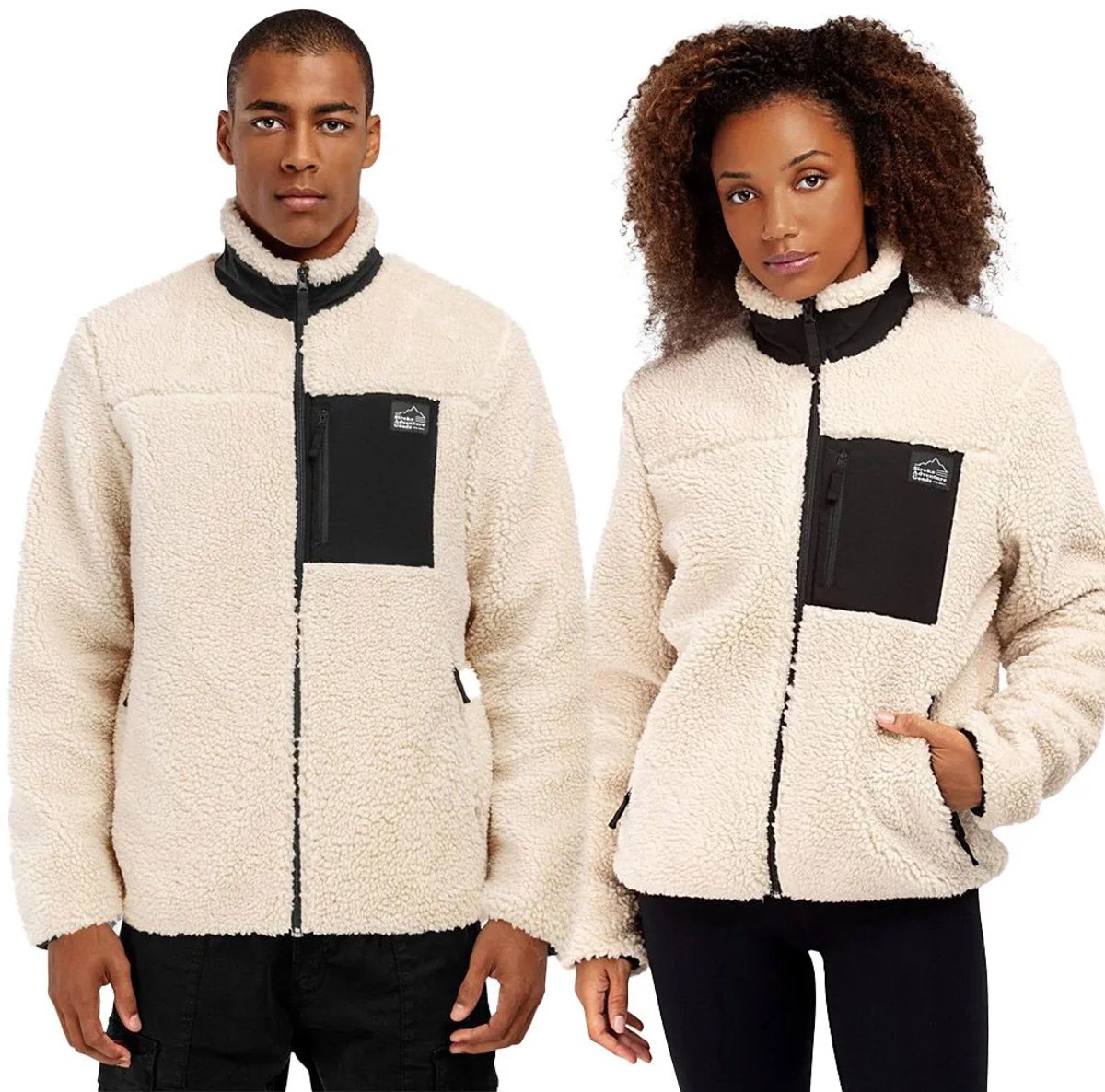 Siroko Levi Jas Beige L Man,Vrouw
