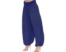 Dames Harem Broek met Paisley Print - Comfortabele Baggy Broek met Elastische Taille