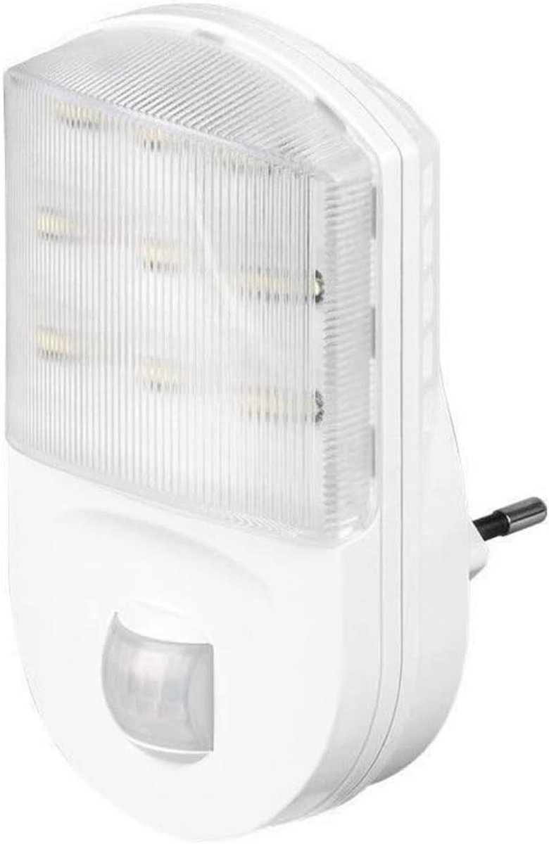 LED Nachtlampje met Bewegingsmelder - 9 m Bereik, Koudwit 6500K