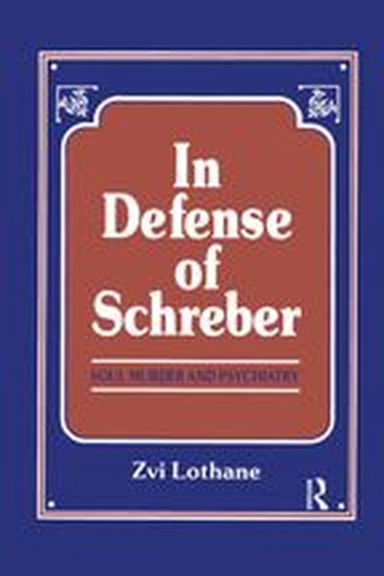 In Defense of Schreber - cover
