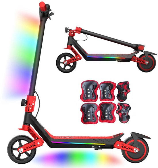 YIQIFA U8 Elektrische Step Kinderen Inklapbaar Rood - YIQIFA - €149,99