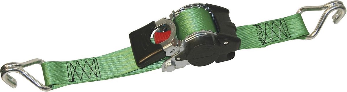 Automatische spanband 50 mm / 3 m met punt haak - 750/1500 kg