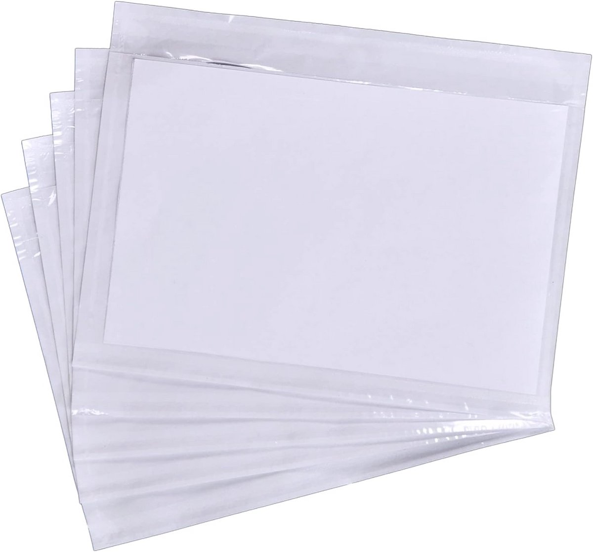 Transparante Documentenzakken DIN C6 - 120x170 mm - Zelfklevend - voor A6 Documenten