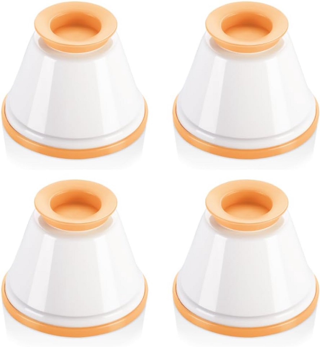 Set van 4 BPA-vrije Panna-Cotta vormpjes met deksel