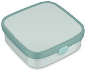 Mepal Bento lunchbox groot Campus - 1.25 l - Inclusief 2 uitneembare lekdichte bentobakjes & vorkje - Cool mint