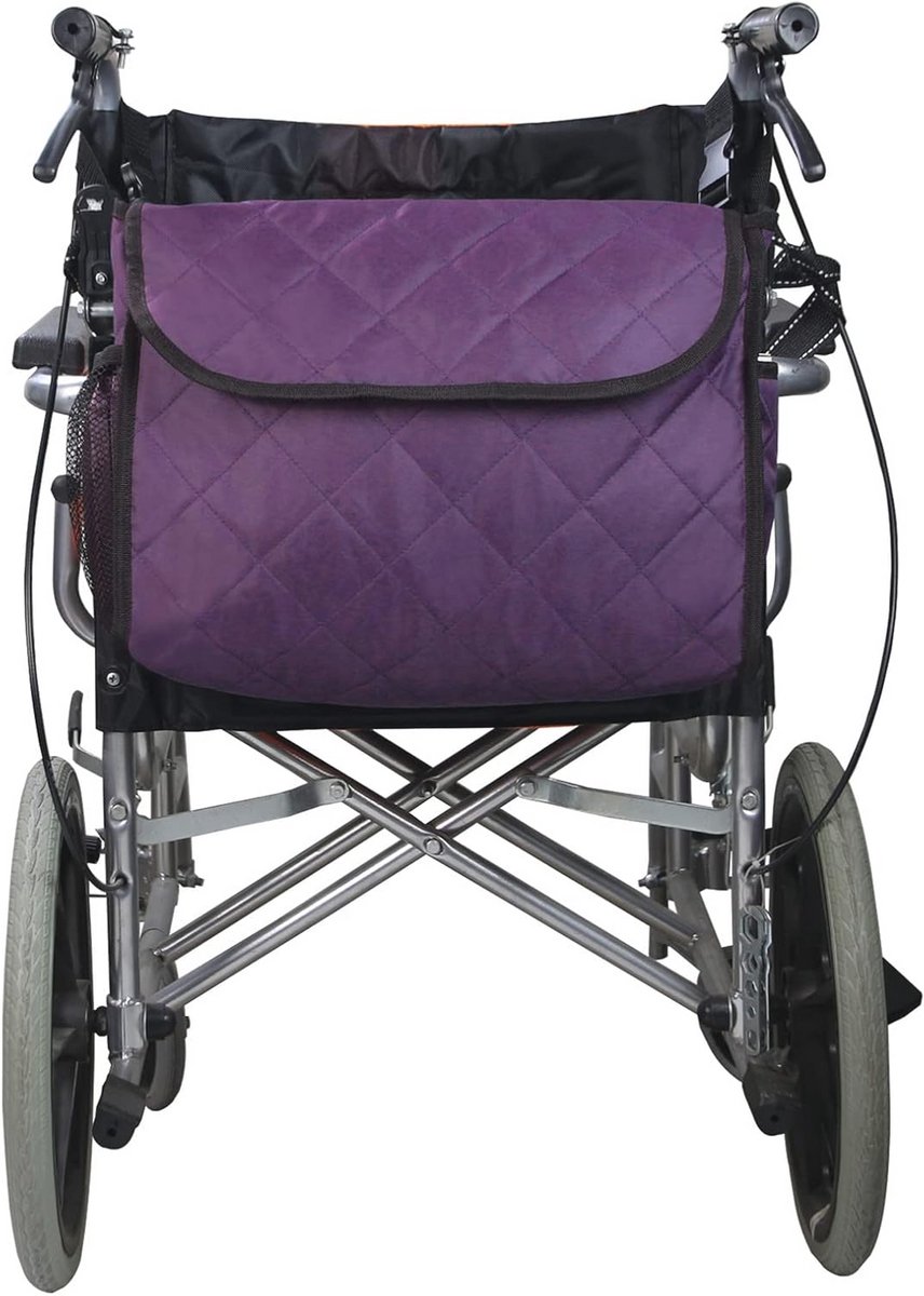 Rolstoel Rugzak - Lichtgewicht Draagtas met Opbergvakken voor Rolstoel, Rollator en Scooter - Keuze uit 6 Kleuren