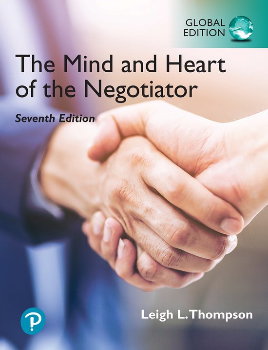 Mind and Heart of the Negotiator, The, Global Edition - cover