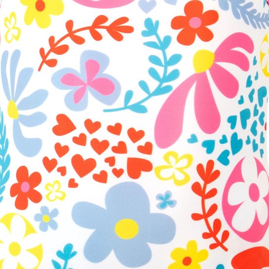 CUPSHE Vrouwen Een Stuk Badpak Diepe V-hals Brede Bandjes Badpak Terug Self Tie Lace Up, Groen/Oranje/Bloemen, S