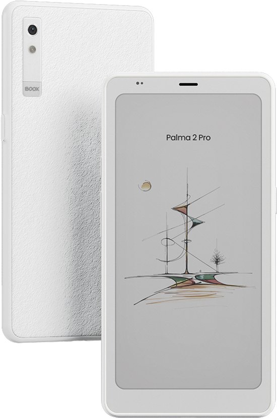 2e Kansje BOOX Palma2 Pro e-reader - Wit - Krachtige 6,13" kleuren-ePaper e-reader in smartphone-formaat, met Android 15, Hybrid SIM-slot en Google Play Store van Merkloos — afbeelding 2