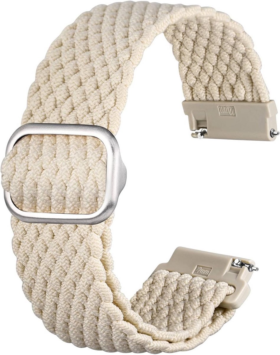 Verstelbare Gevlochten Nylon Horlogeband met Snelsluiting - Elastische Vervangende Band