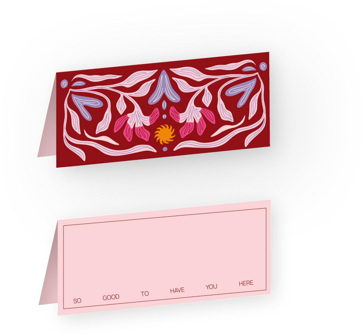 Fabrique a la carte - Naamkaartjes tafelschikking - Flower - 8 stuks